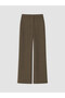 LCW Vision Khaki Solid Standard & Regular Wide-Leg Women's Pants—The ALITA CITY Difference - 4