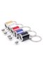 Movable Car Gear Shift Keychain Six Speed Manual Gear Shifter Knob Metal Keychain (Pcs F - 2