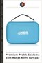 Premium Practical Storage Hard Tennis Racket Case, Turquoise
