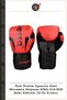 Custom-Made Exercise Equipment Combat Gear RING-310-RED Boxing Gloves 10 Oz Red