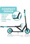 NL 205 Folding Scooter with 2 Wheels with Front Suspension for Children Aged 8+ - 6