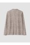 LCW DREAM Ecru Jersey Leopard-Print Long-Sleeve Women's Pajama Top, Featuring the ALITA CITY Touch - 2