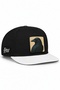 White-Black Hip Hop Hat with Crow Logo