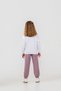 Girls' Long-Sleeved Sweatsuit Pajama Set, 3-Ply Fabric - 4