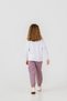 Girls' Long-Sleeved Sweatsuit Pajama Set, 3-Ply Fabric - 7