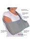 Health Mart 901 Adjustable Forearm Sling, Breathable Arm Support with Adjustable Buckle, Velcro Fastening, Thumb Rest Loop and Soft Neck Padding, Universal Left or Right Arm, Small.