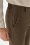 Coffee Comfort Fit Cotton Canvas Pants - 3