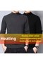 Men De Velvet Turtleneck Long Sleeve Pullover - 2