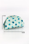 C-Shaped Curved Blueberry-Patterned Buckled Clip - 3