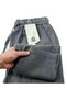 بنطال رجالي مستقيم غير رسمي صيفي أبيض