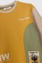 Boys' Brushed Inside Mustard-Colored Top and Bottom Set - 4