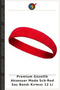 Premium Beauty Accessories Modal SCB-Red Hair Band, Red, Pack of 12