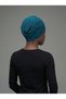 Petrol Green Ready-to-Wear Hijab with Crystal Butterfly Embellishments, Ribbed Lining, and Beading - 6