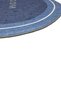 Punto Non-Slip Modern Oval Stylish Blue Tones, Soft and Washable Double Bath Mat Set, 40X60 60X100 - 3