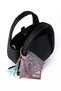 Black Clutch Bag with Scarf-Style Charm Detail - 4