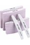 BTYMS 100 Packs 100/180 Grits Nail Files Professional Doubled Sides Emery Boards Coarse Nail Buffering File