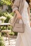 Elegance Structured Top Handle Satchel - 2