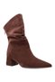 018-03 Coffee-Colored Women's Boots - 2