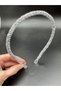 Silver-Sequined, Sparkling, Delicate Hair Tiara DD893—Bridal, Engagement, Henna, Wedding, Evening Wear, and Special Occasion Women’s Hair Accessory - 2