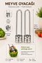 2 Stainless Steel Vegetable and Fruit Corers, 15 cm – Tool for Removing Seeds from Peppers, Stuffed Vegetables, and Fruit