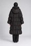 Hooded Quilted Coat Black - 4