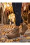 BDLZ-2004 Women's Sporty Casual Boots in Taupe Color with Fur-Lined Interior