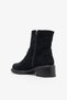 Chino Black Suede Studded Women's Boots - 2