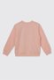 Girls' Embroidered Salmon-Colored Sweatshirt - 2
