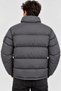 Men's Stand Collar Winter Puffer Jacket, Lined Zipper Pocket Coat - 3