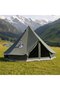 Cort tip clopot, Capacitate: 2-3 persoane, Culoare: verde închis, Număr de model: ZJXYMGB-3M-2, Materiale principale: poli-bumbac + folie de sol din PVC + plasă B3 + tuburi din fier zincat, Greutatea produsului: 20,28 kg - 2