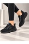 32751 Women's Black Memory Foam Orthopedic Sole Lace-Up Casual Walking, Sports, and Running Shoes - 2