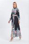 Msn Buttoned Floral Maxi Dress - 3