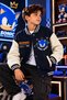 Black, 3-ply, with a brushed inside lining, featuring the cartoon character Sonic, boys' snap-fastened college-style cardigan, 100% cotton