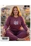 90800 100% Cotton Jersey Oversized Pajama Set - 3