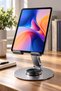 PHONE AND TABLET STAND WITH 360-DEGREE ROTATION, METAL ADJUSTABLE HOLDER TH-360 - 2