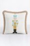 Blue Soldier McKenzie New Year's Tasseled Cushion Cover—New Year's Design Fringed Pillowcase - 8