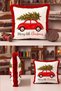 Christmas-Themed New Year's Decoration Cushion Cover with Tassels - New Year's Fringed Pillowcase - 2