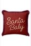 Santa Baby Red New Year's Decoration Tasseled Pillowcase - Christmas Decoration Tasseled Pillowcase - 6