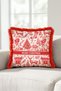 Merry Christmas and New Year's Patterned Tasseled Cushion Cover - New Year's Gift Tasseled Pillowcase - 4