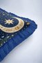 Hilal New Year's Patterned Tasseled Cushion Cover - Snowy Village Christmas Decoration Tasseled Pillowcase - 8