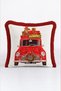 Car New Year's Decoration Tasseled Cushion Cover - Retro New Year's Decor Red Fringed Pillowcase - 8