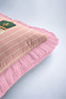 Powder Gray Soldier Royal New Year's Tasseled Cushion Cover - New Year's Fringed Pillowcase - 7