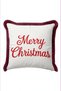 Merry Christmas and New Year's Decoration: Tasseled Cushion Cover—New Year's Decor: Burgundy Tasseled Pillowcase - 8