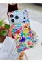 iPhone 17 Pro Max / 18 Pro Max Compatible 3D Beaded Flower Toy-Design Silicone Case - 2