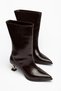Women's Boots with a 5 cm Stiletto Heel, No Zipper, and Pointed Toe