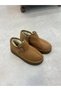 Women's Taba Suede Thick Sole Buckled Fur-Trimmed Short Boots by Guyn - 2