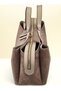 Taupe color, Nubuck, Spacious, Adjustable Long Strap, Women's, Clutch Bag and Shoulder Bag - 5