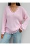 Lace Detailed V-Neck Knitwear Sweater - 3
