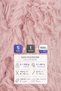 SHERRIE • Pink (4135) • Pack of 5 × 100 g/60 m • Rabbit Fur • Thick, Plush Yarn - 3