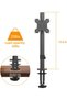 Pholiten Monitor Mount for 13-32 Inch Screens up to 10 kg, Adjustable Monitor Mount, Screen Mount Tilt, Swivel, Rotatable VESA 75x75 mm/100x100 mm - 6